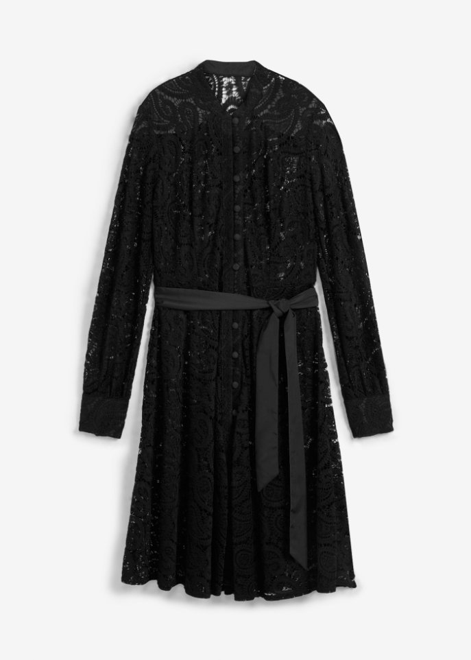 Spitzen-Hemdblusenkleid