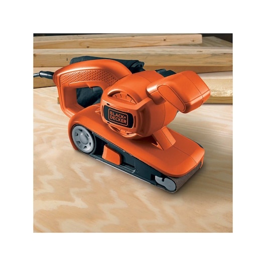 Black & Decker KA86-QS bandschuurmachine 720 Watt 75 mm x 457 mm