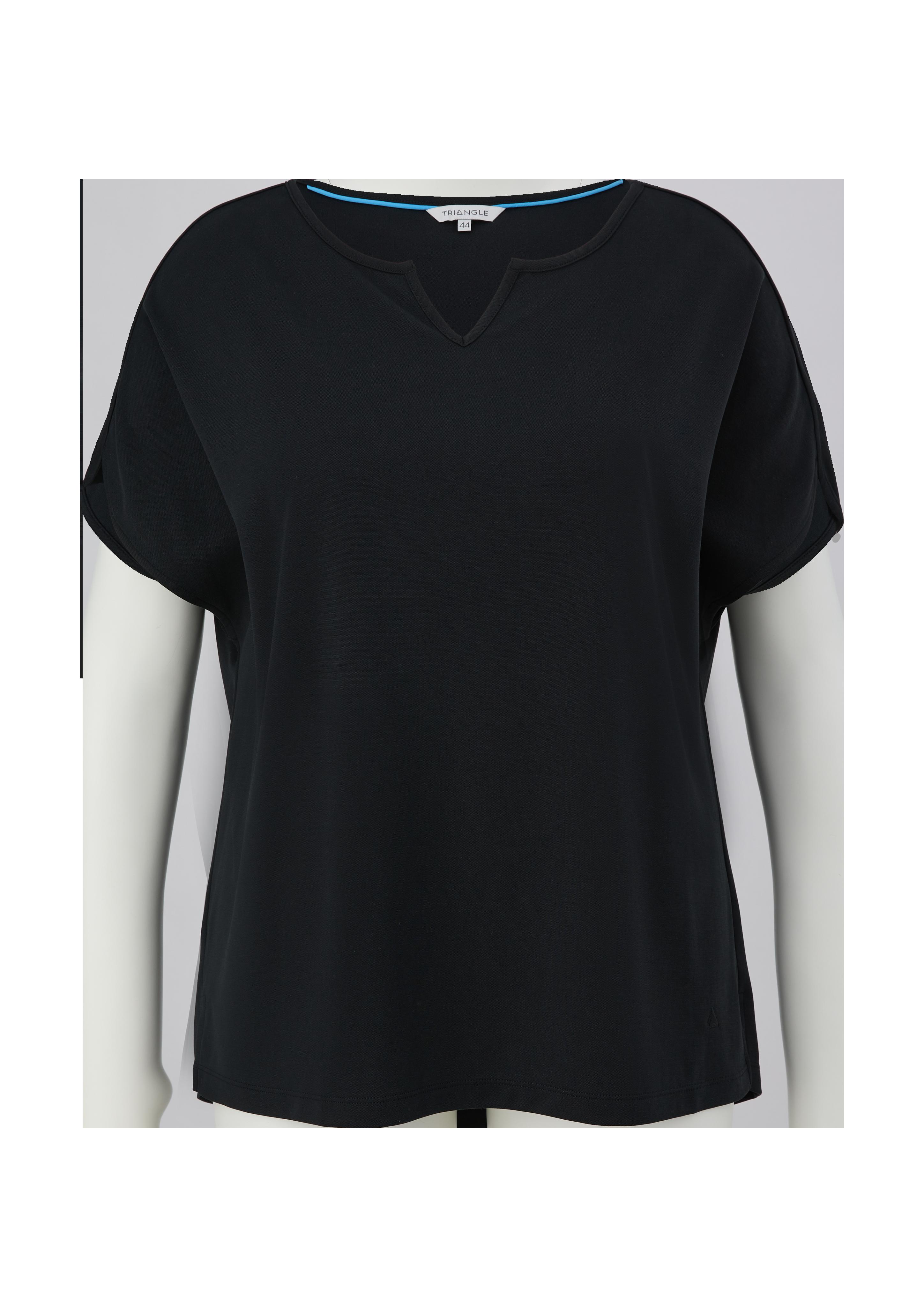 Piqué-Shirt aus Modalmix  2131912-9999