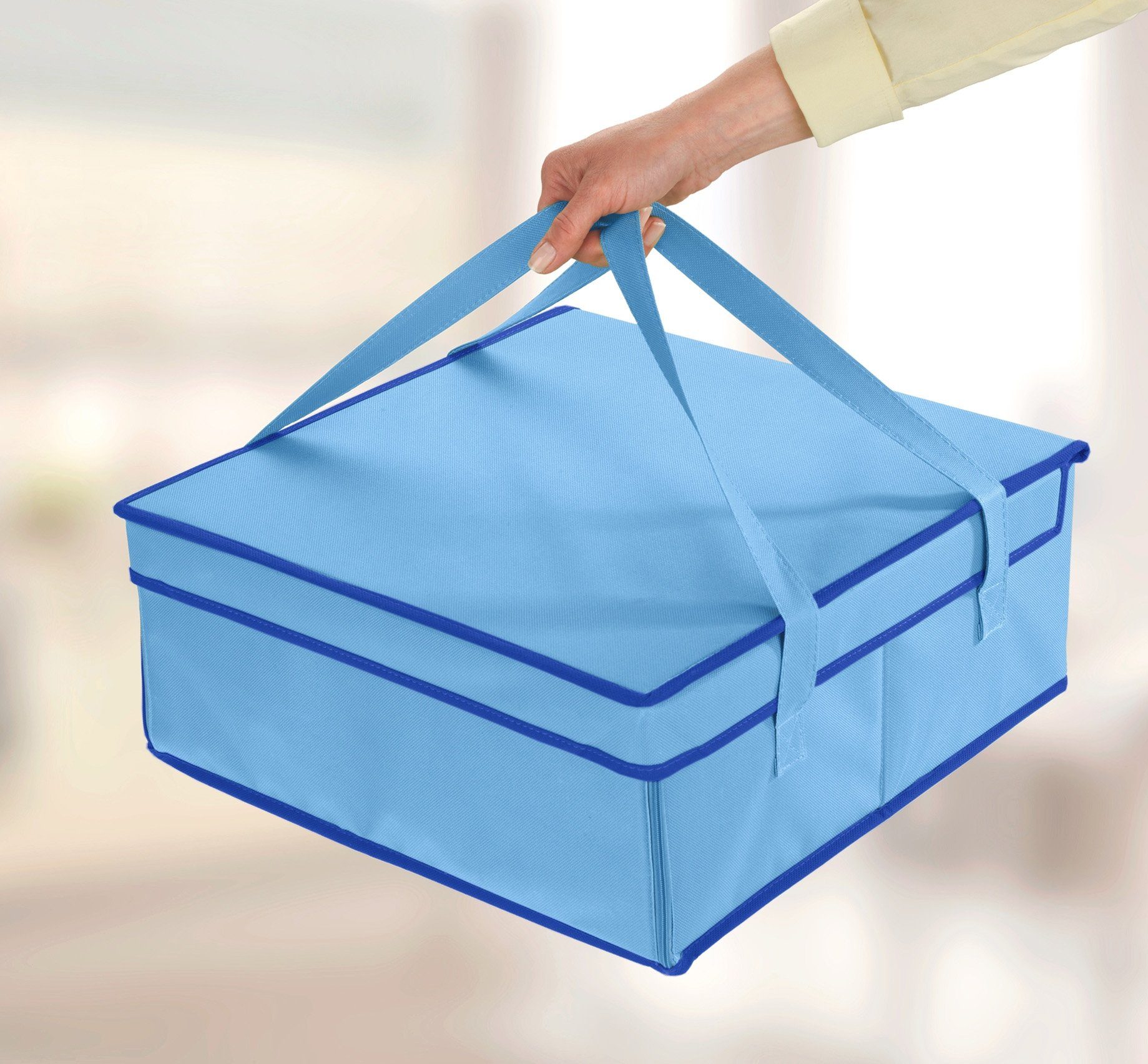 WENKO Kühltasche BLAU, 23 l, Transporttasche für Kuchen