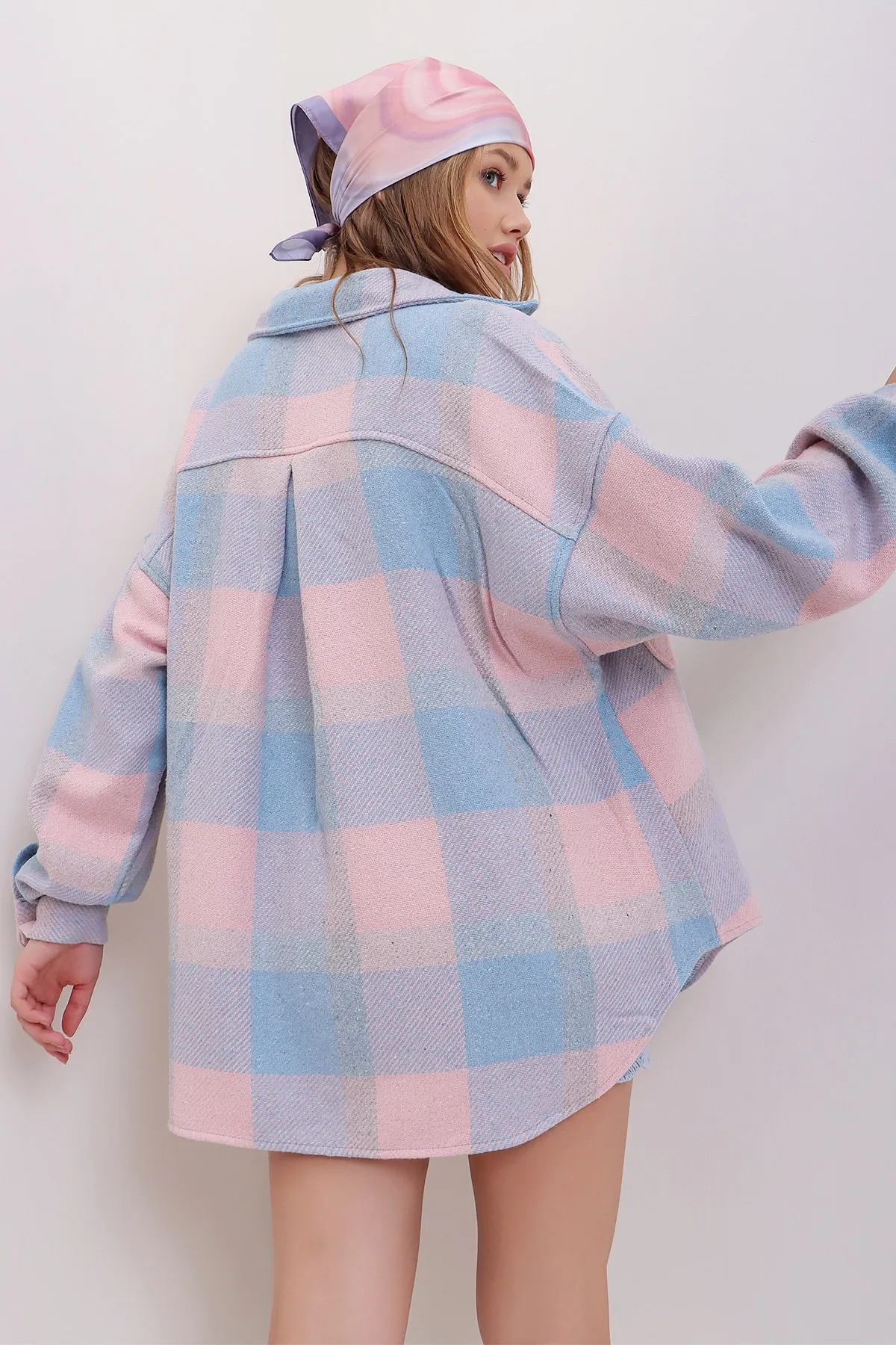 Trend Alaçatı Stili  Hemd - Mehrfarbig - Oversized