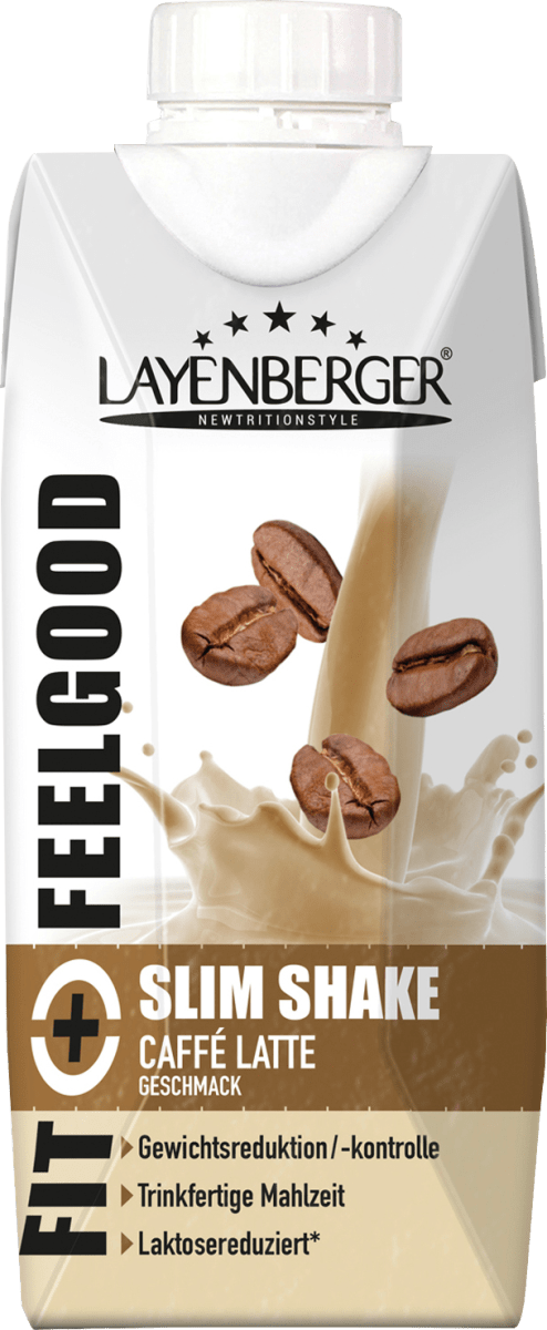 Diät Shake, Slim Shake Caffe Latte trinkfertig, 330 ml
