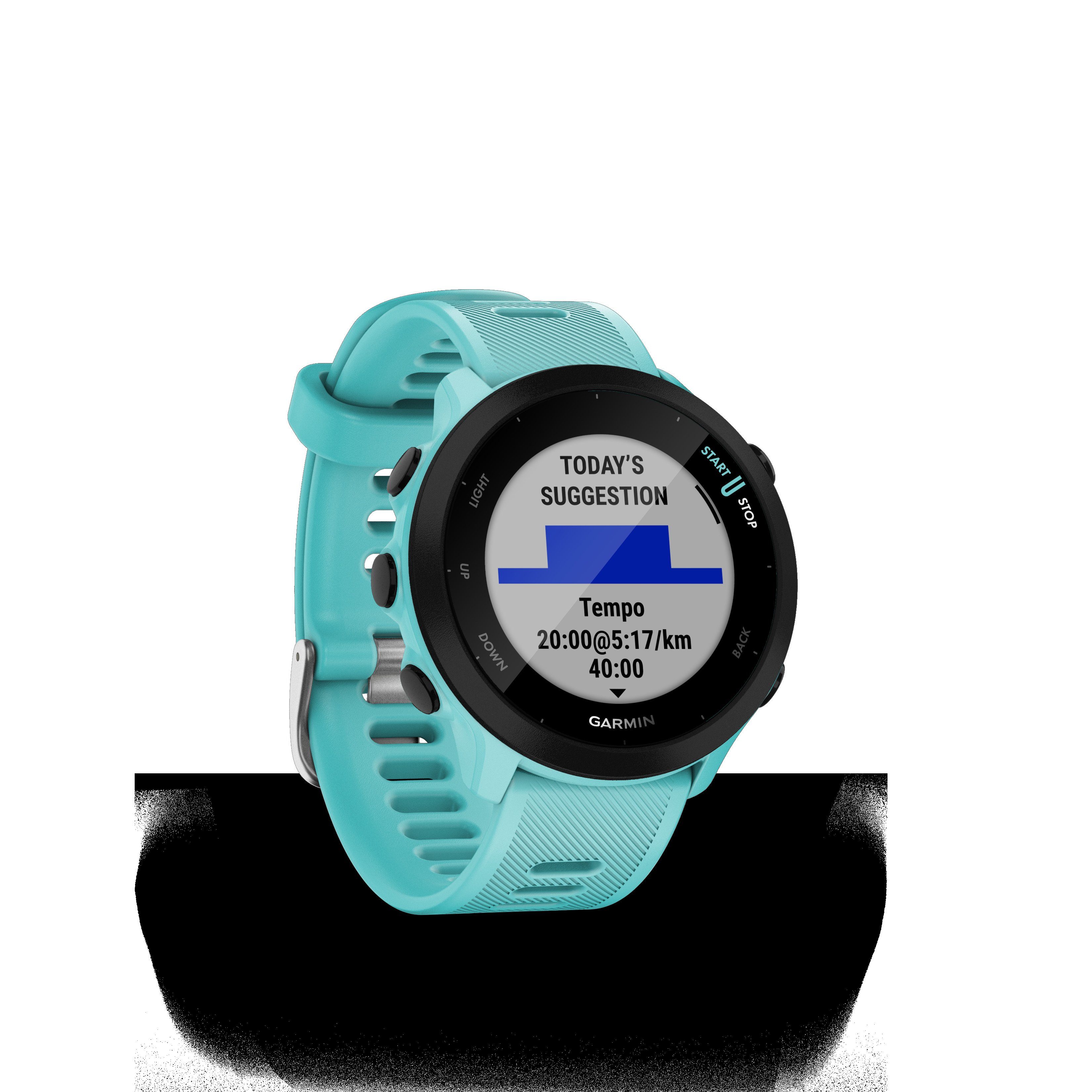 Garmin FORERUNNER 55 Multisport- Smartwatch (2,64 cm/1,04 Zoll, Garmin), GPS-Laufuhr