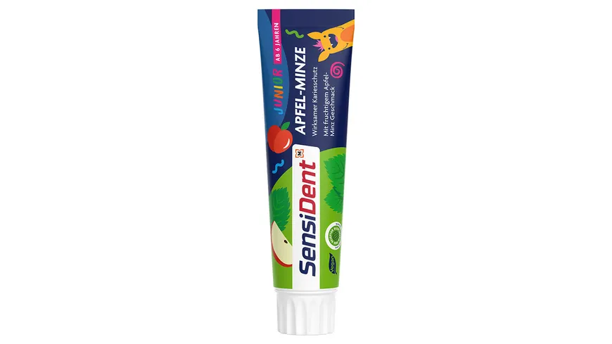 SensiDent Zahncreme Junior Apfel Minze 100 ml