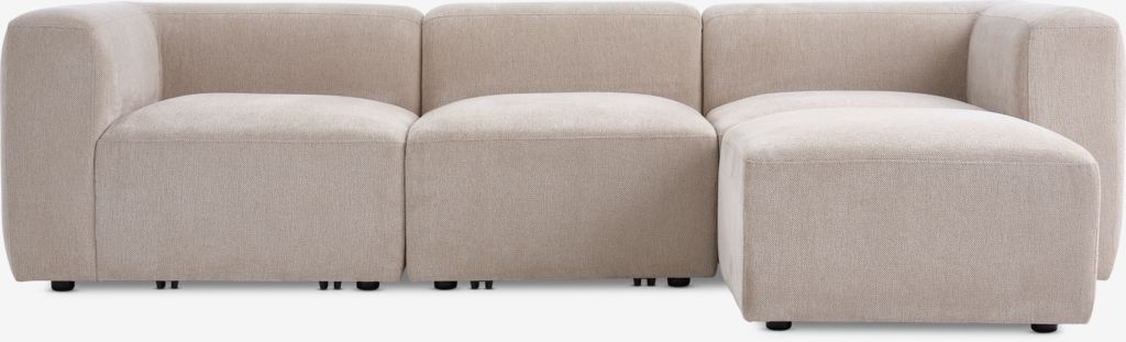 SKEJBY Modular sofa SKEJBY 3-seater chaise longue made of sand fabric