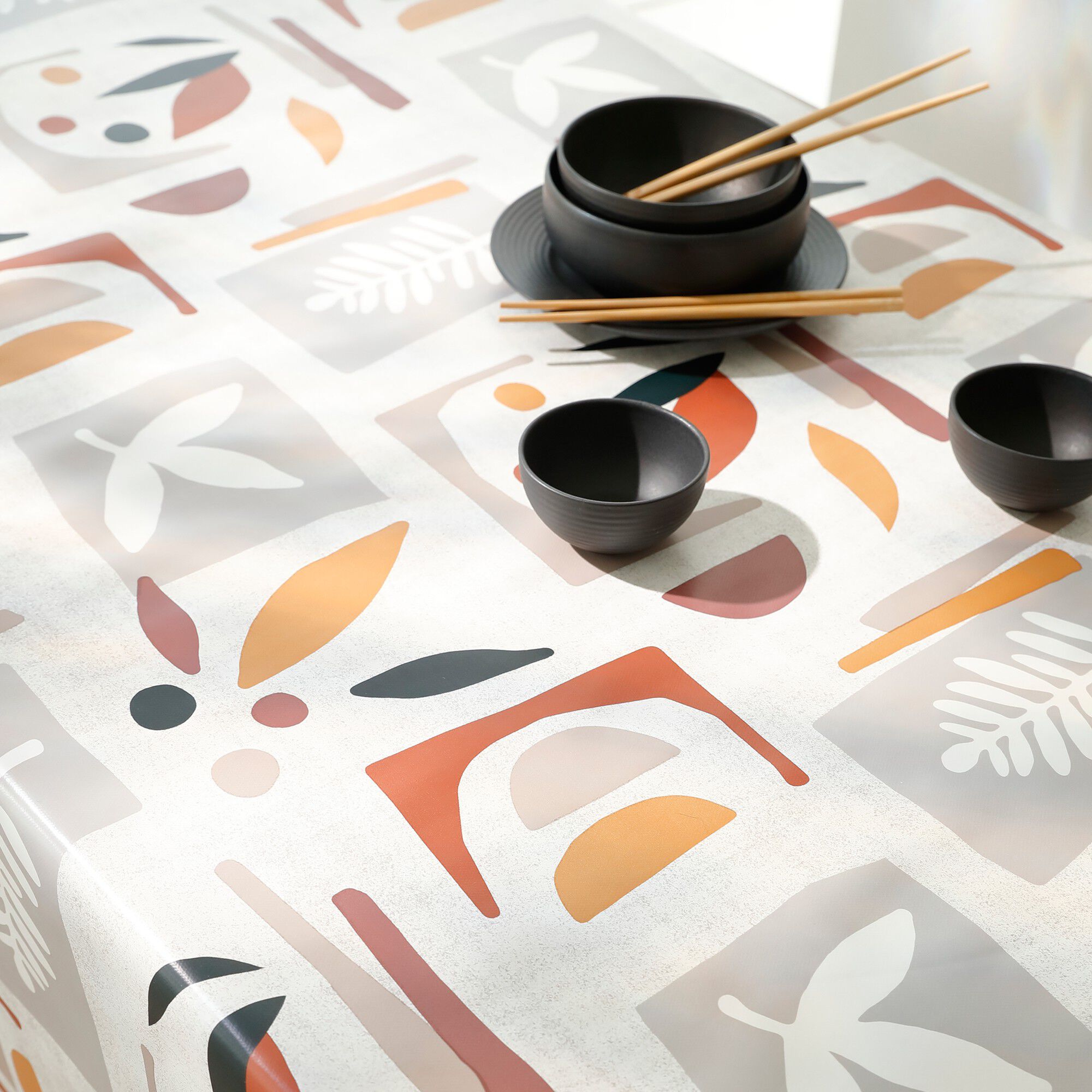 Nappe toile cirée imprimée Mige