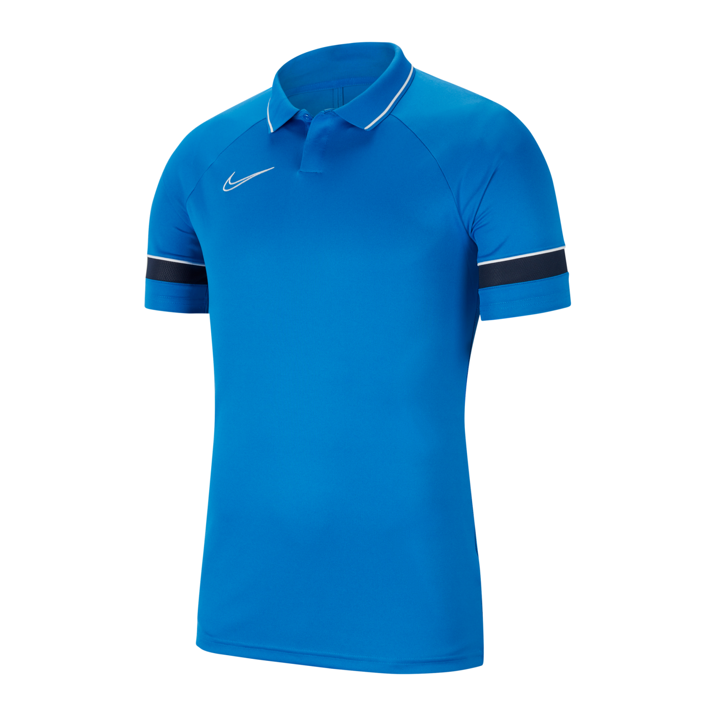 Nike Academy 21 Poloshirt Blau Weiss F463