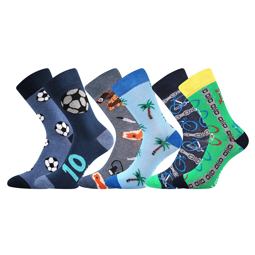 Lonka Doblik Mix Junge Socken, 3 Paare