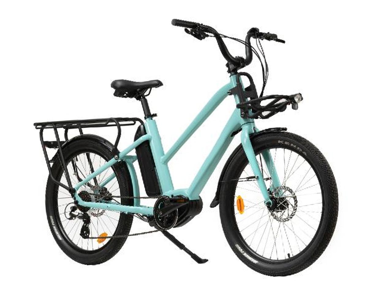 Villette Beraud, Longtail, Mittelmotor, E-Bike, 7sp, 13Ah, blau