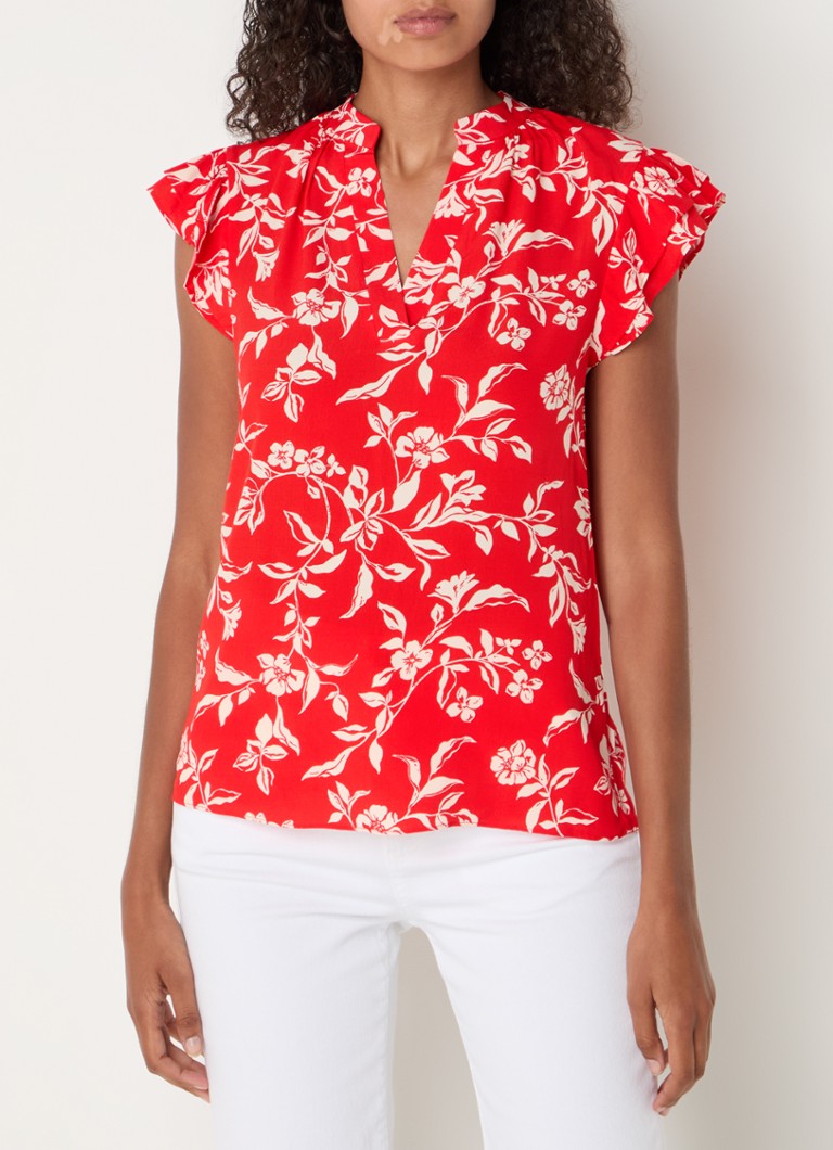 Hobbs Cleo top with floral print