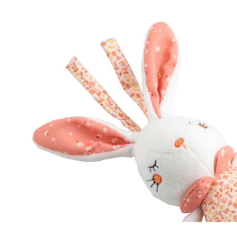 Peluche musicale lapin en velours blanc Esmée