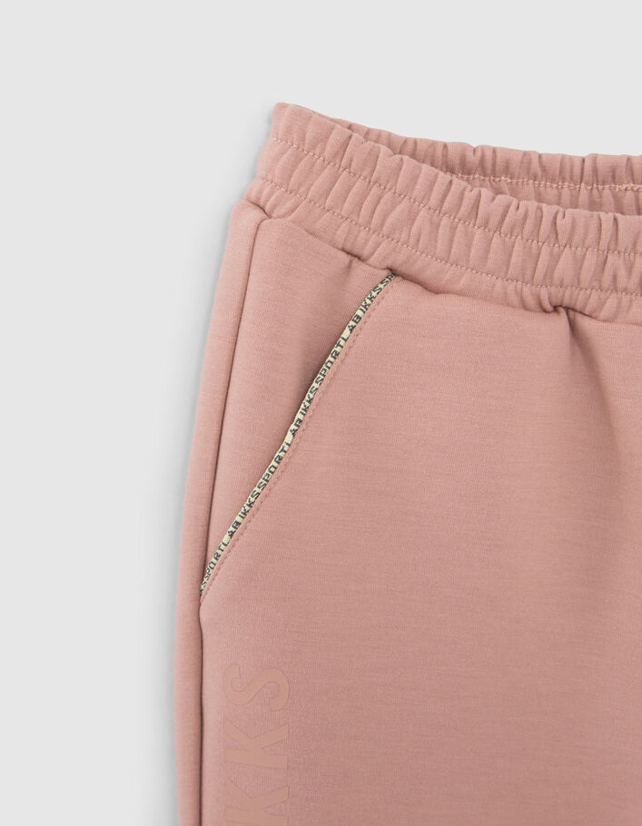 Jogging rose avec print fille
