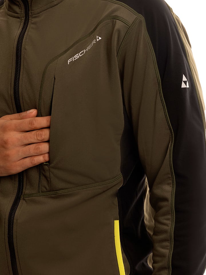 Fischer Fleecejacke in Khaki günstig kaufen