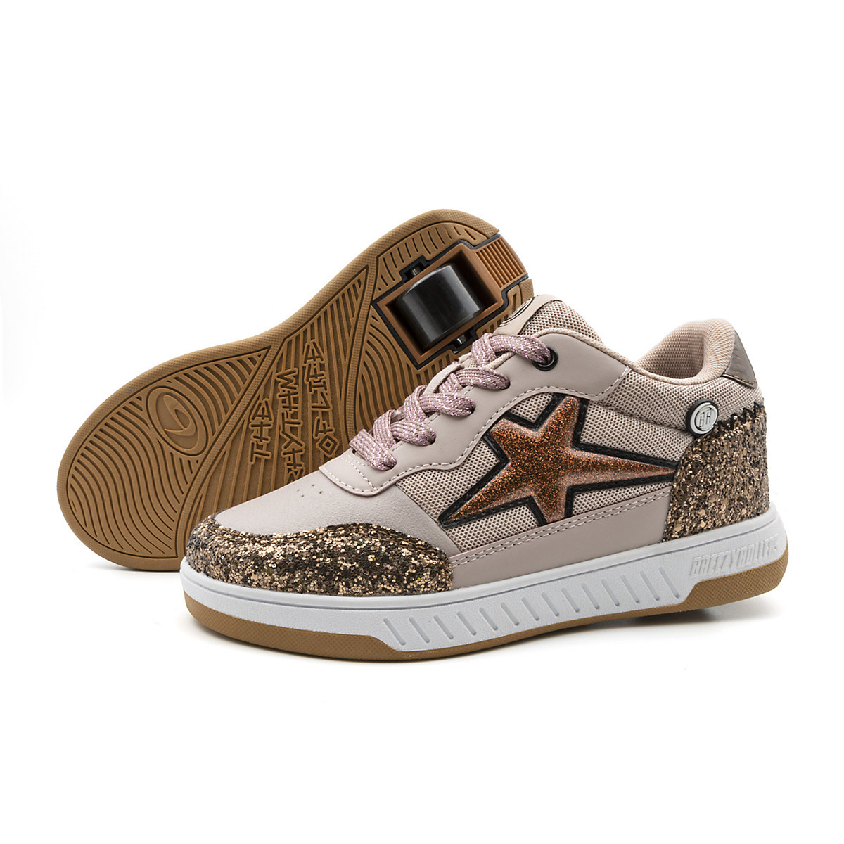 Schuhe mit Rollen 