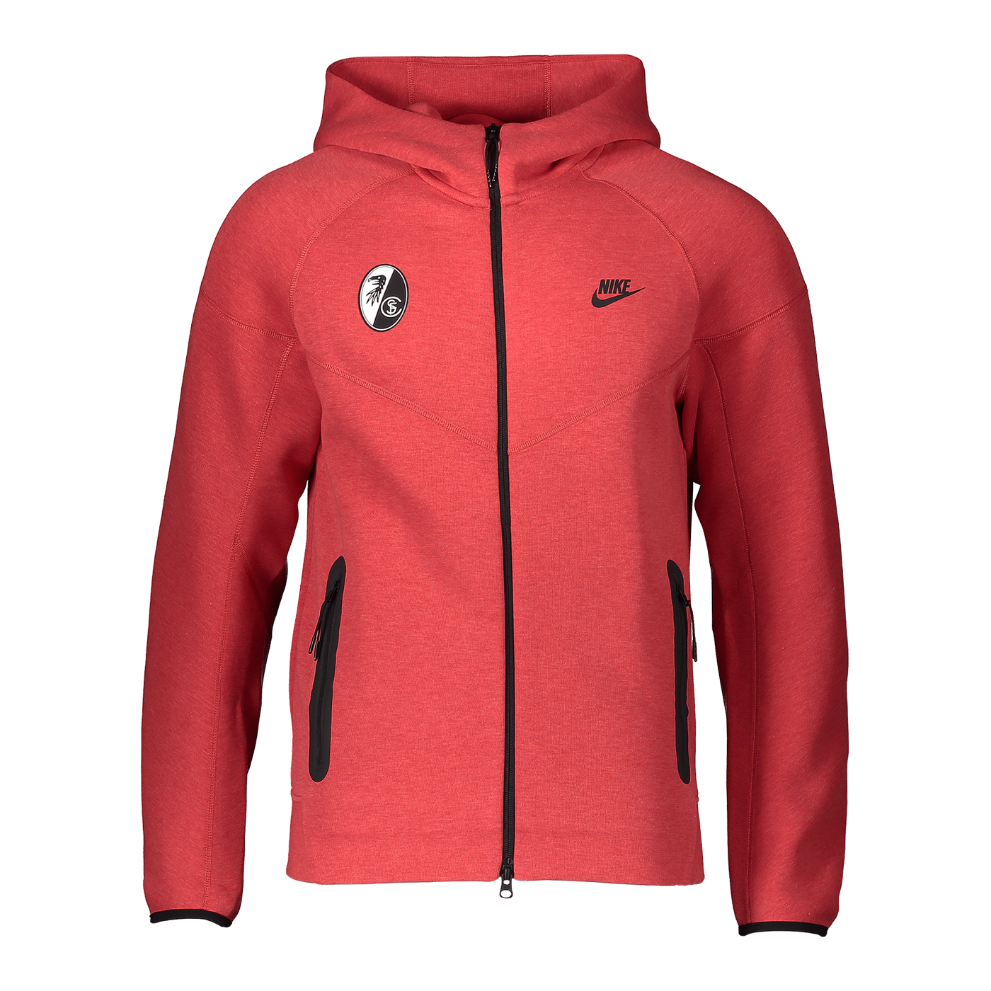 Nike SC Freiburg Tech Fleece Hoody Rot F672