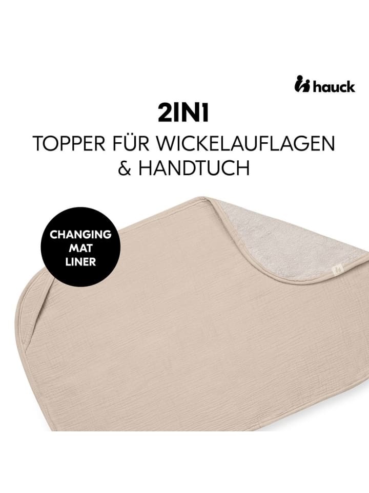 Hauck Auflage / Topper für Wickelauflagen wie Change N Clean in beige günstig kaufen onesize
