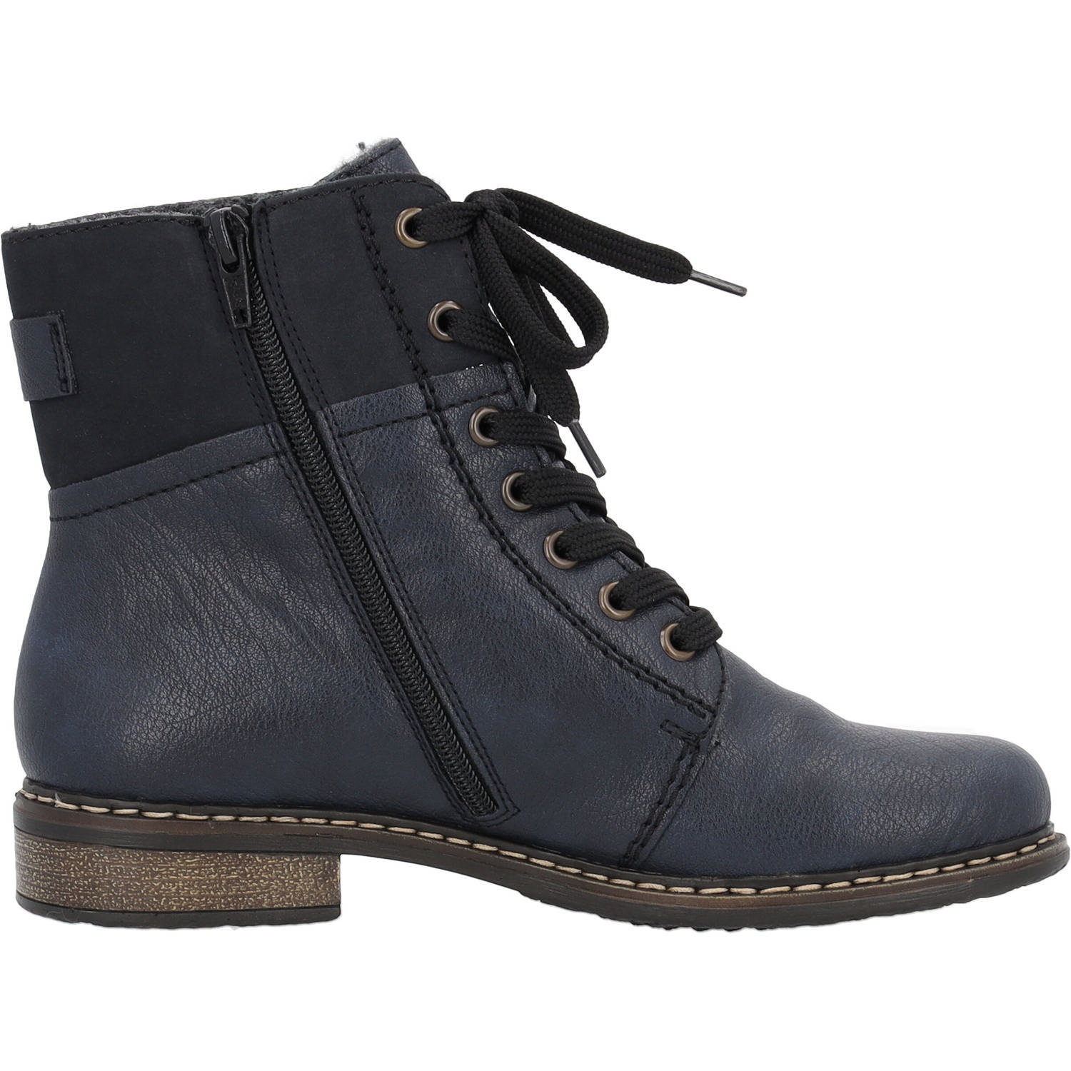Rieker 71242, Stiefeletten, Damen, Blau (Ozean/Pazifik)