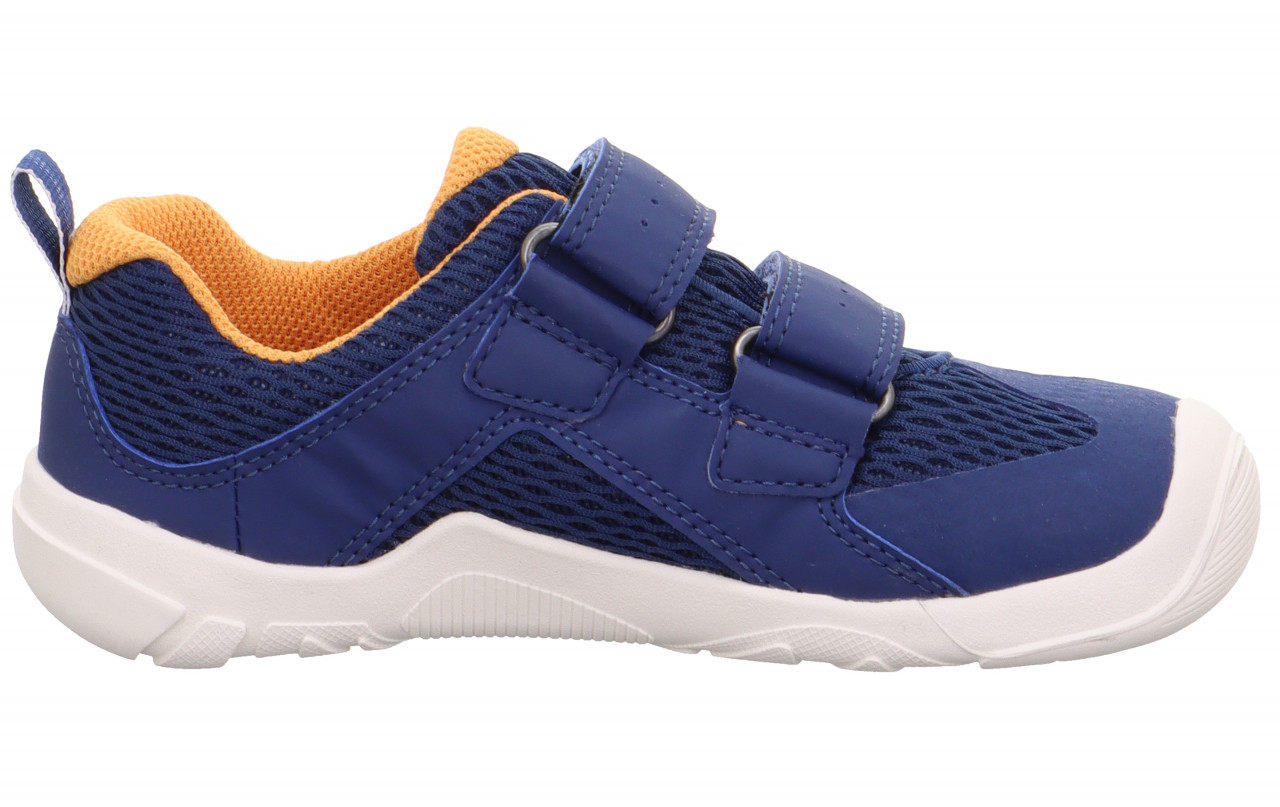 TRACE - Blau/OrangeSneaker low mit Klettverschluss