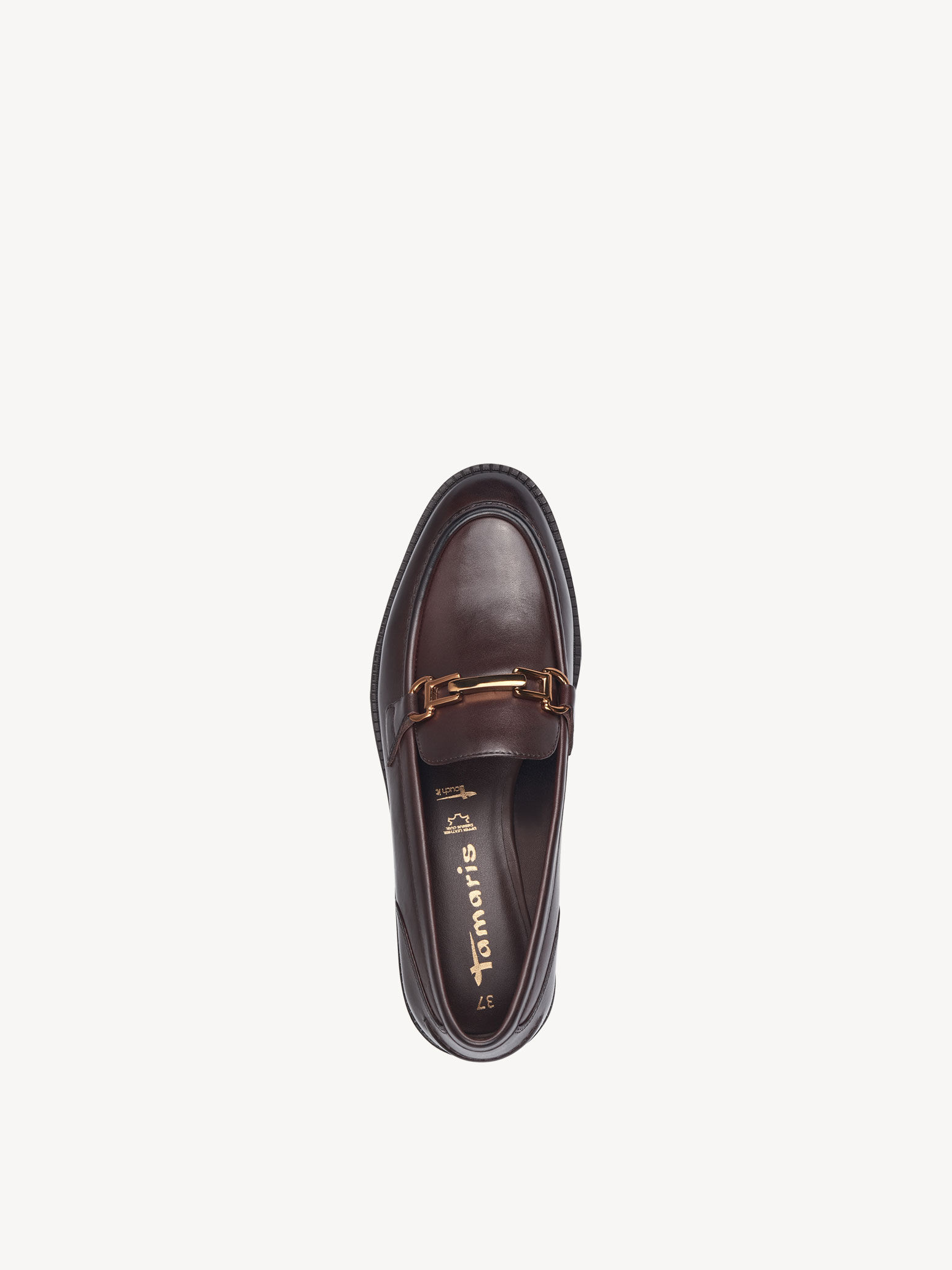 Slipper en cuir - marron
