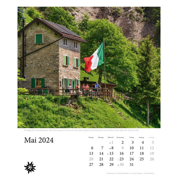 HÜTTEN UNSERER ALPEN 2024 - Kalender