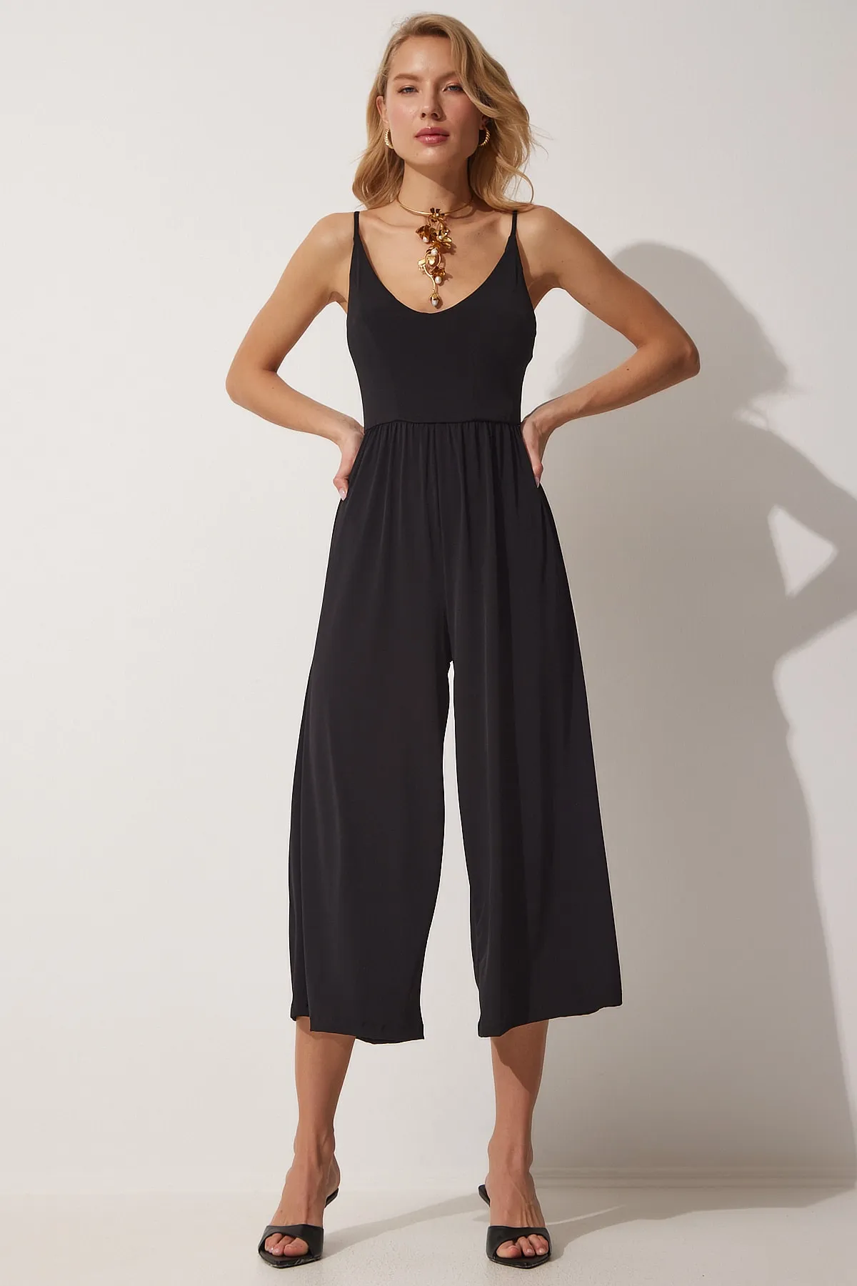 Happiness İstanbul  Jumpsuit - Schwarz - Regular Fit