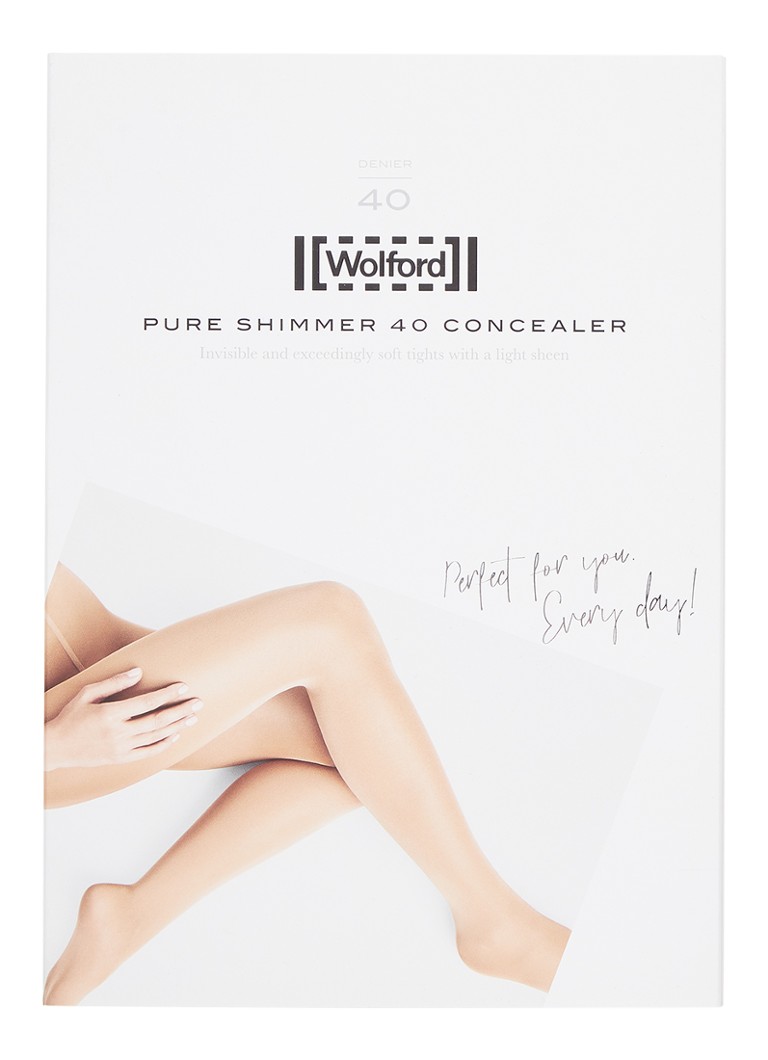 Wolford Pure Shimmer Concealer zeķubikses ar 40 denjē audumu