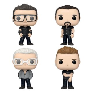 U2 POP! Albums DLX Vinyl Figuren 4er-Pack POP 9 cm