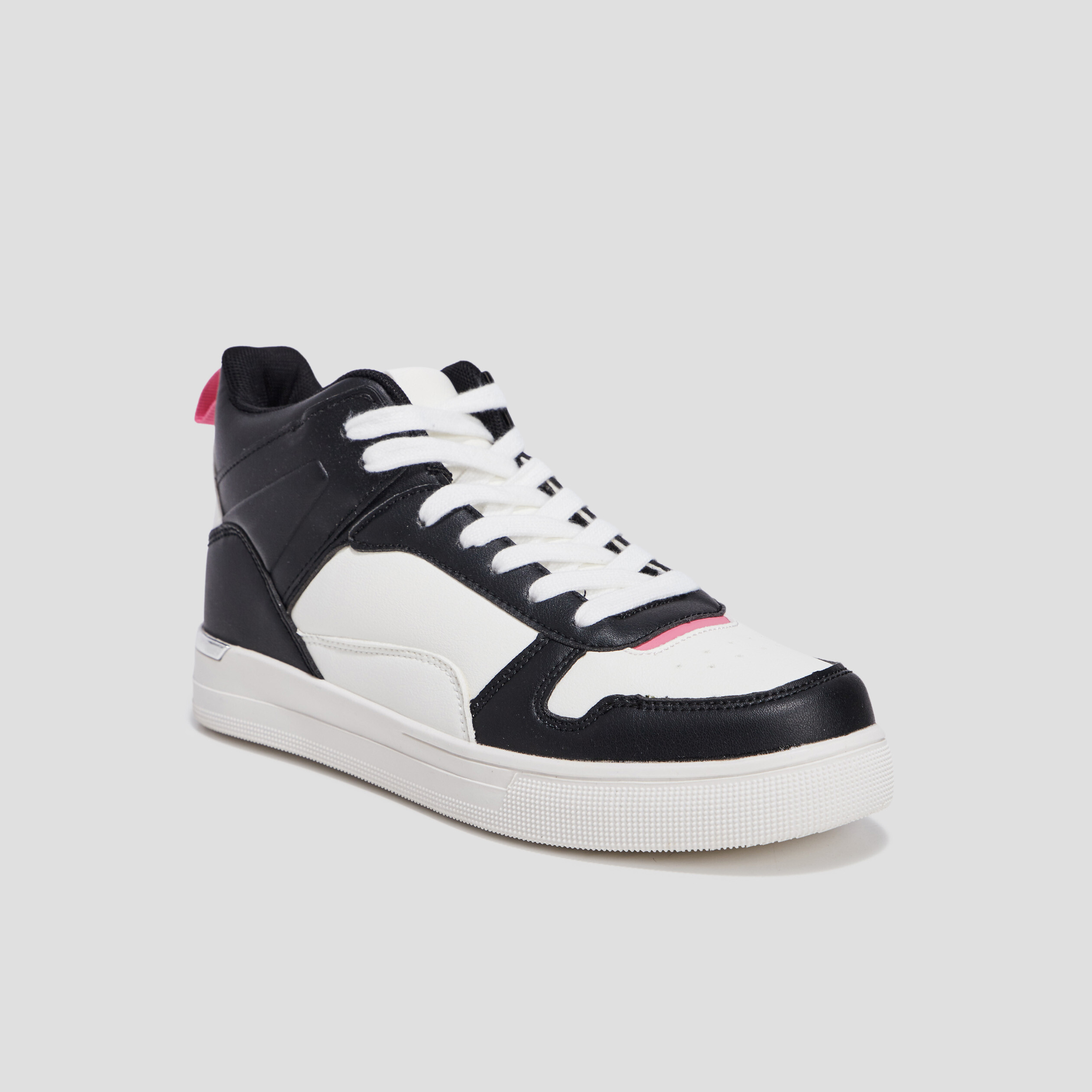 Baskets montantes Liberto noir femme | La Halle