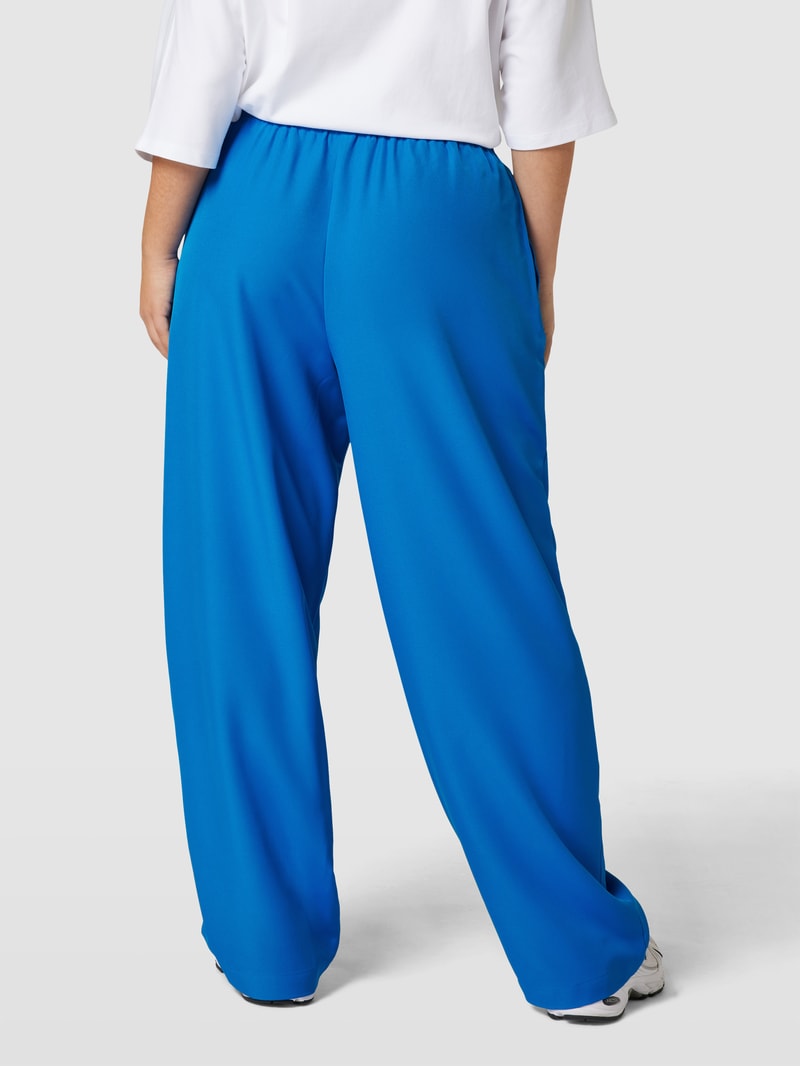 PLUS SIZE Sweatpants mit elastischem Bund Modell 'CARTHEA' in royalblau