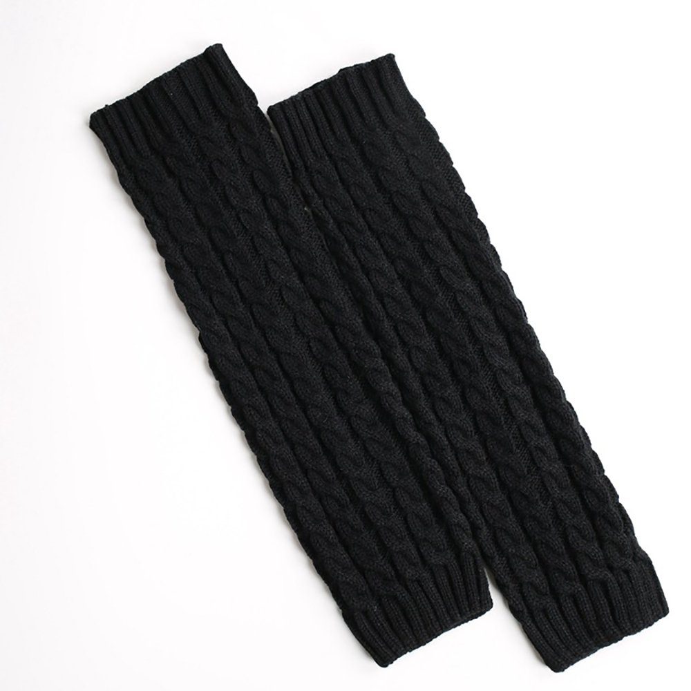 Beinstulpen Damen gestrickte Beinwstulpen (Knie Hoch Stulpen Legwarmers für Damen) Warme Beinstulpen Strick Beinwärmer