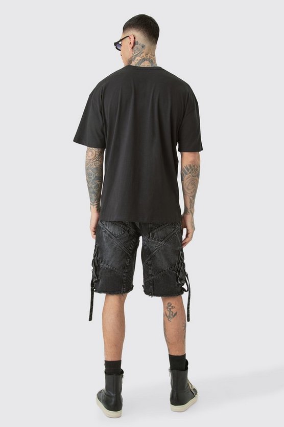 Tall Oversize T-Shirt mit Official City Print