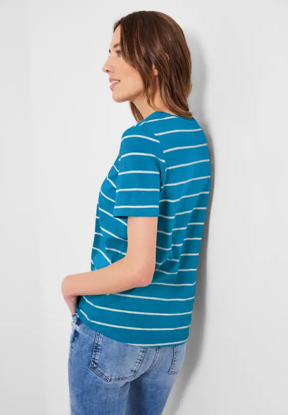 CECIL T-Shirt mit Streifenmuster