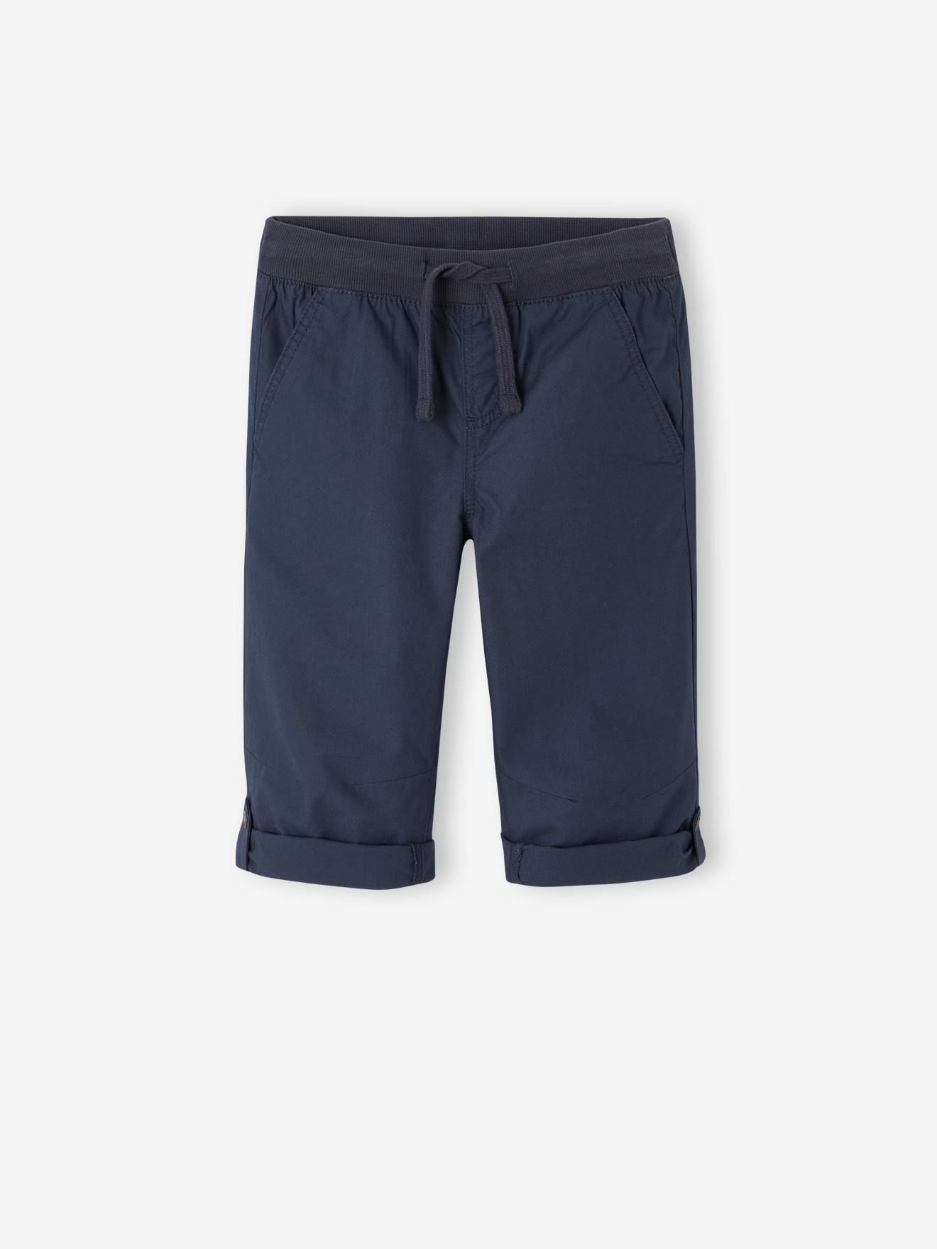 Vertbaudet Jungen 3/4-Shorts mit verstellbarer Länge - olivgrün