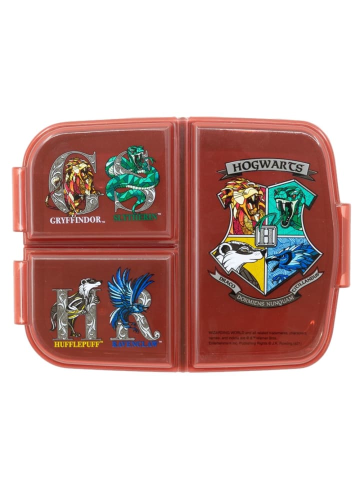 Harry Potter Brotdose | 3 getrennte Fächer | Harry Potter | Lunch to Go Vesper Dose günstig kaufen onesize
