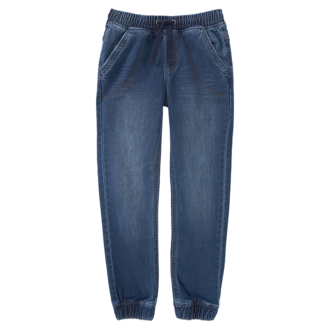Jungen Pull-on-Jeans mit Tunnelzug