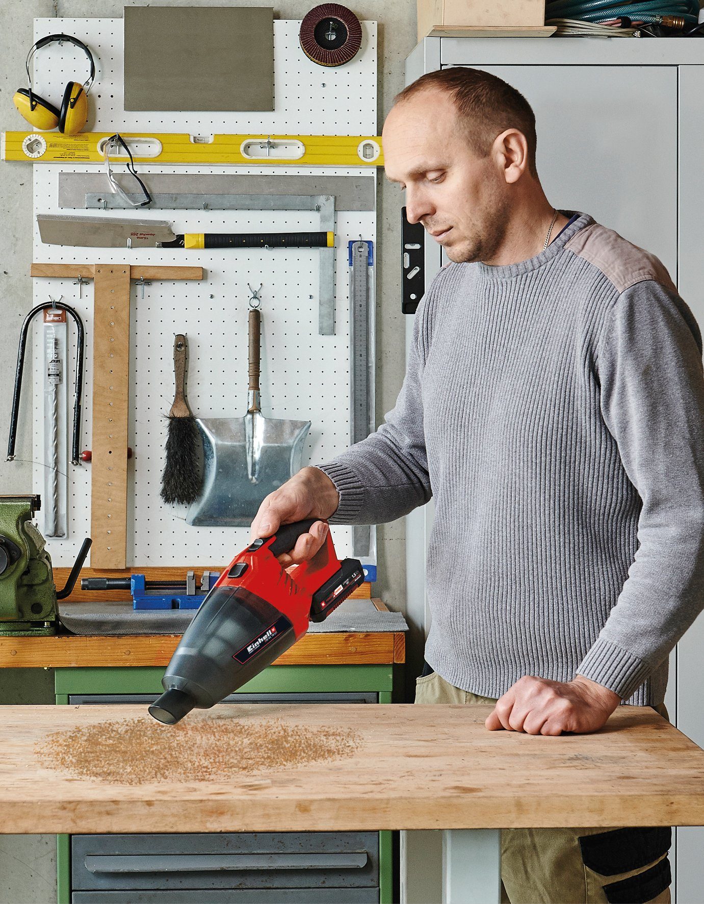 Einhell Akku-Handstaubsauger TE-VC 18 Li-Solo, 900 W, beutellos, Power X-Change, ohne Akku & Ladegerät