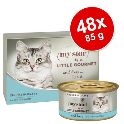 Sparpaket My Star is a little Gourmet - Häppchen in Sauce 48 x 85 g