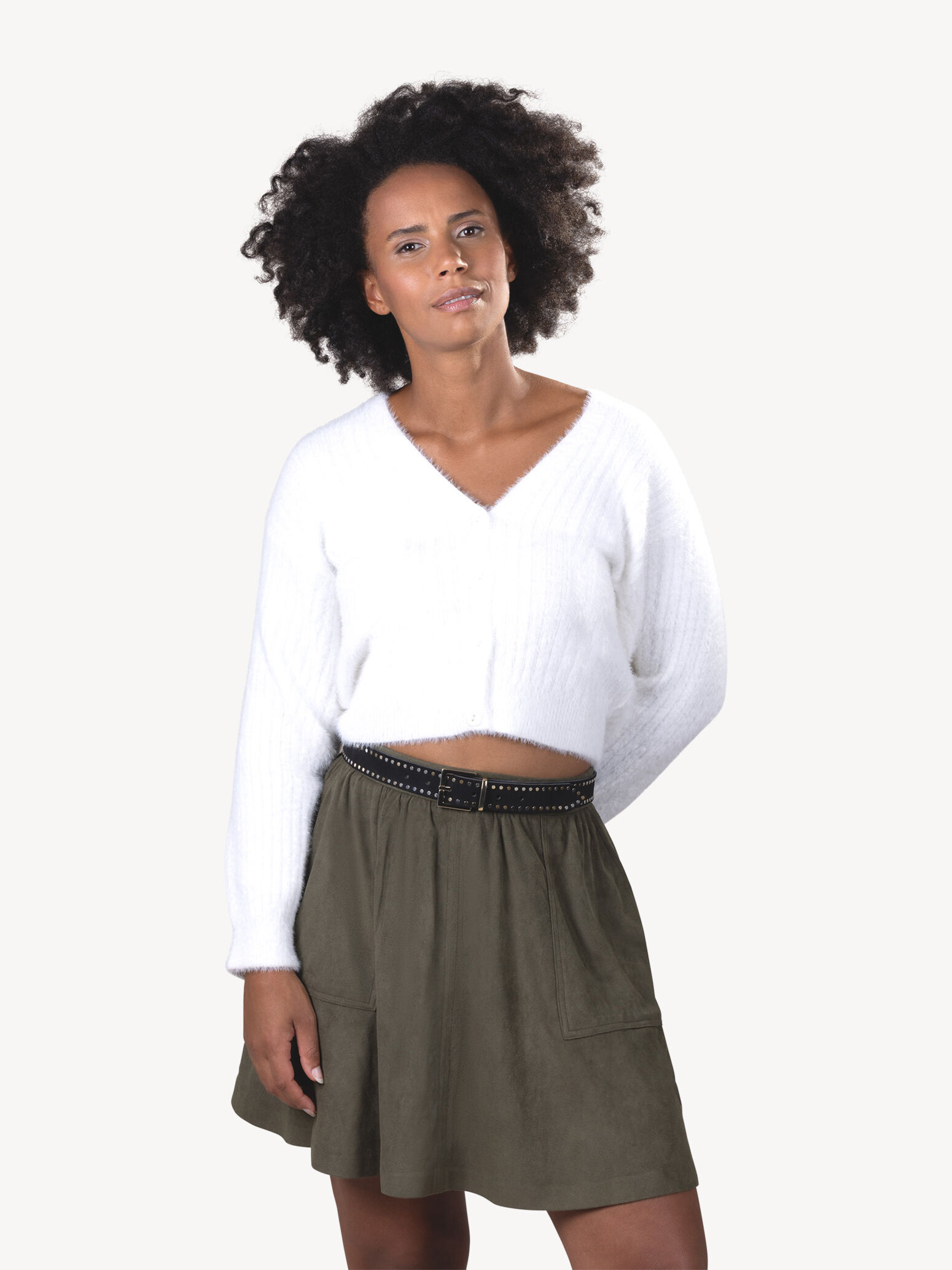 Ceinture en cuir - noir