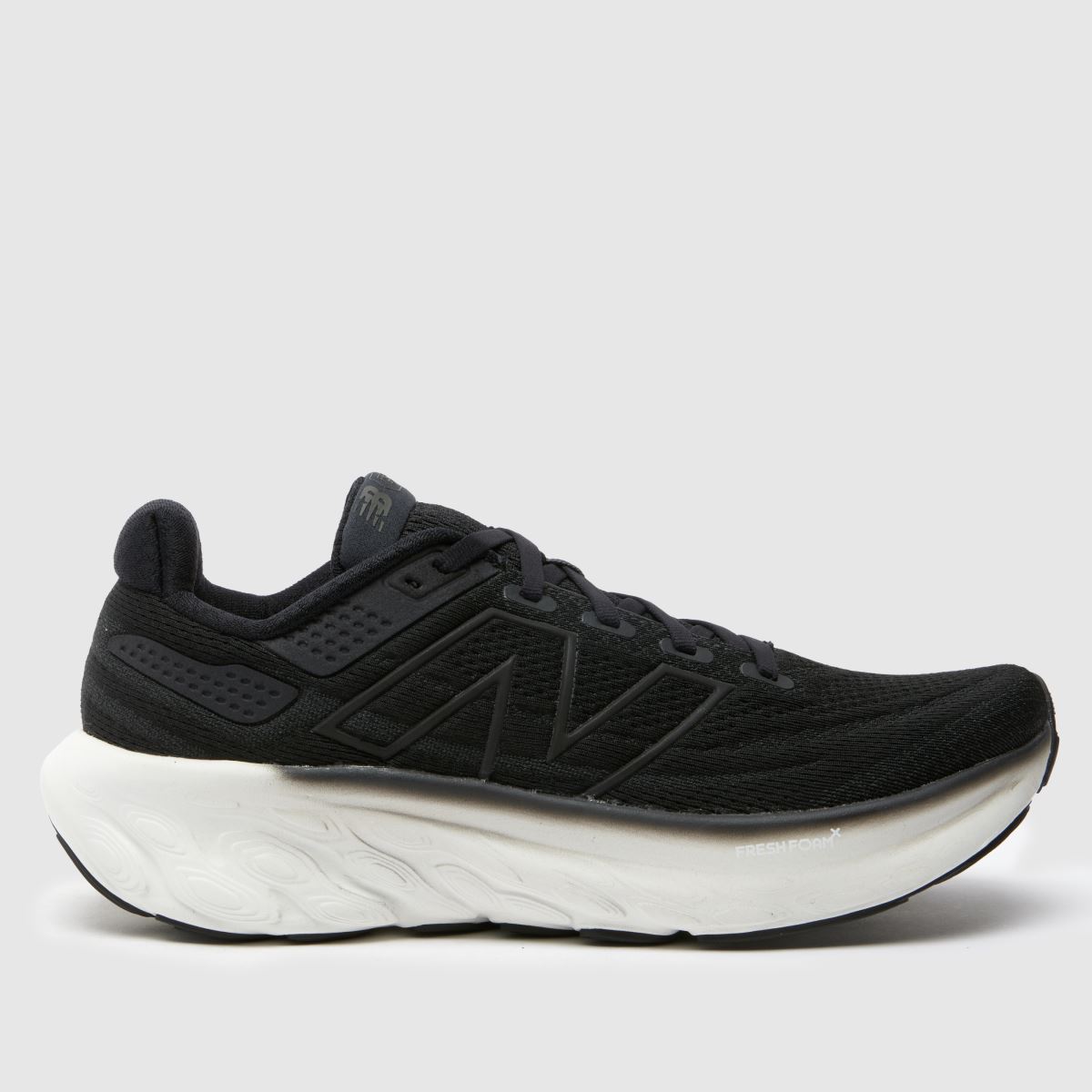 New Balance – Fresh Foam x 1080 v13 – Svarta och vita träningsskor