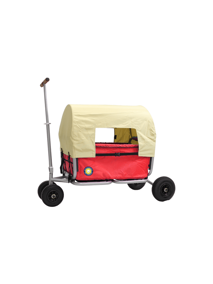 Beachtrekker Beachtrekker LiFe faltbarer Bollerwagen (Rot)   Bremse   Sonnenverdeck günstig kaufen onesize