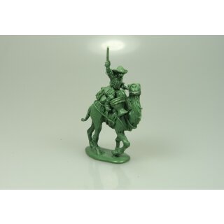 Mongol Drummer on Camel (1 mounted resin figure)
