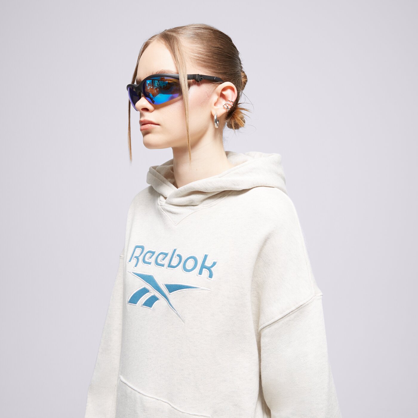 REEBOK HOODIE CL AE BIG LOGO FT HOODIE Weiß