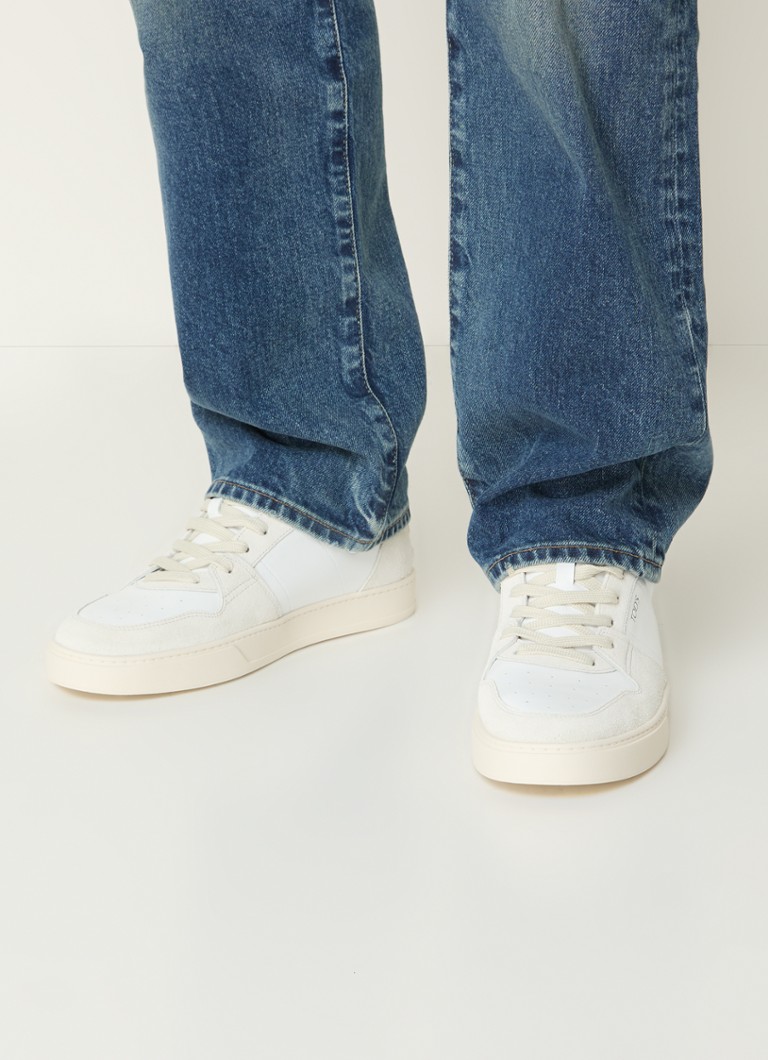 Tod's  Casetta sneaker van leer met suède details