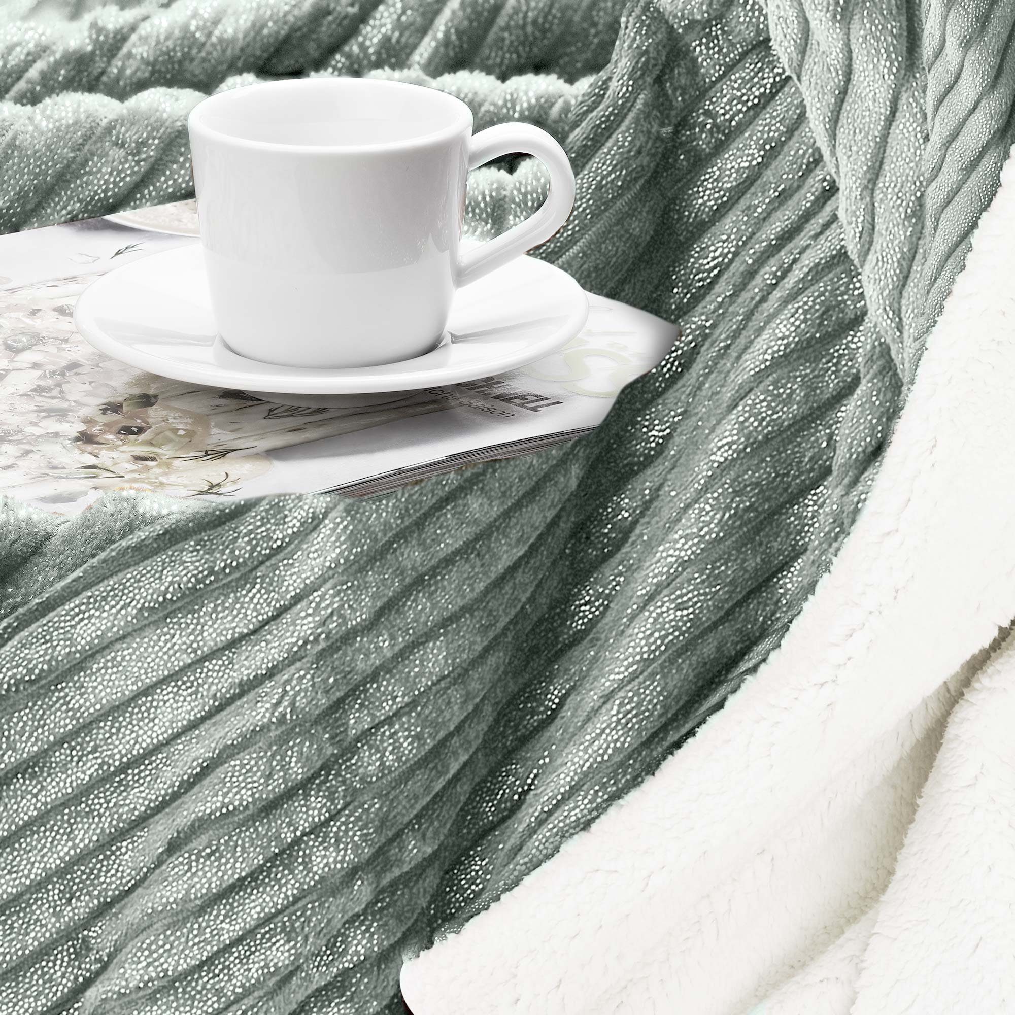 Wohndecke Elisa, Beautissu, Sherpa Kuscheldecke