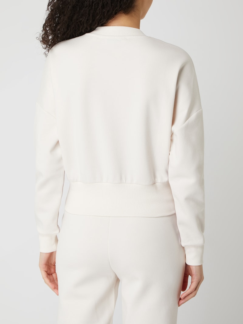 Sweatshirt aus Baumwollmischung in sand