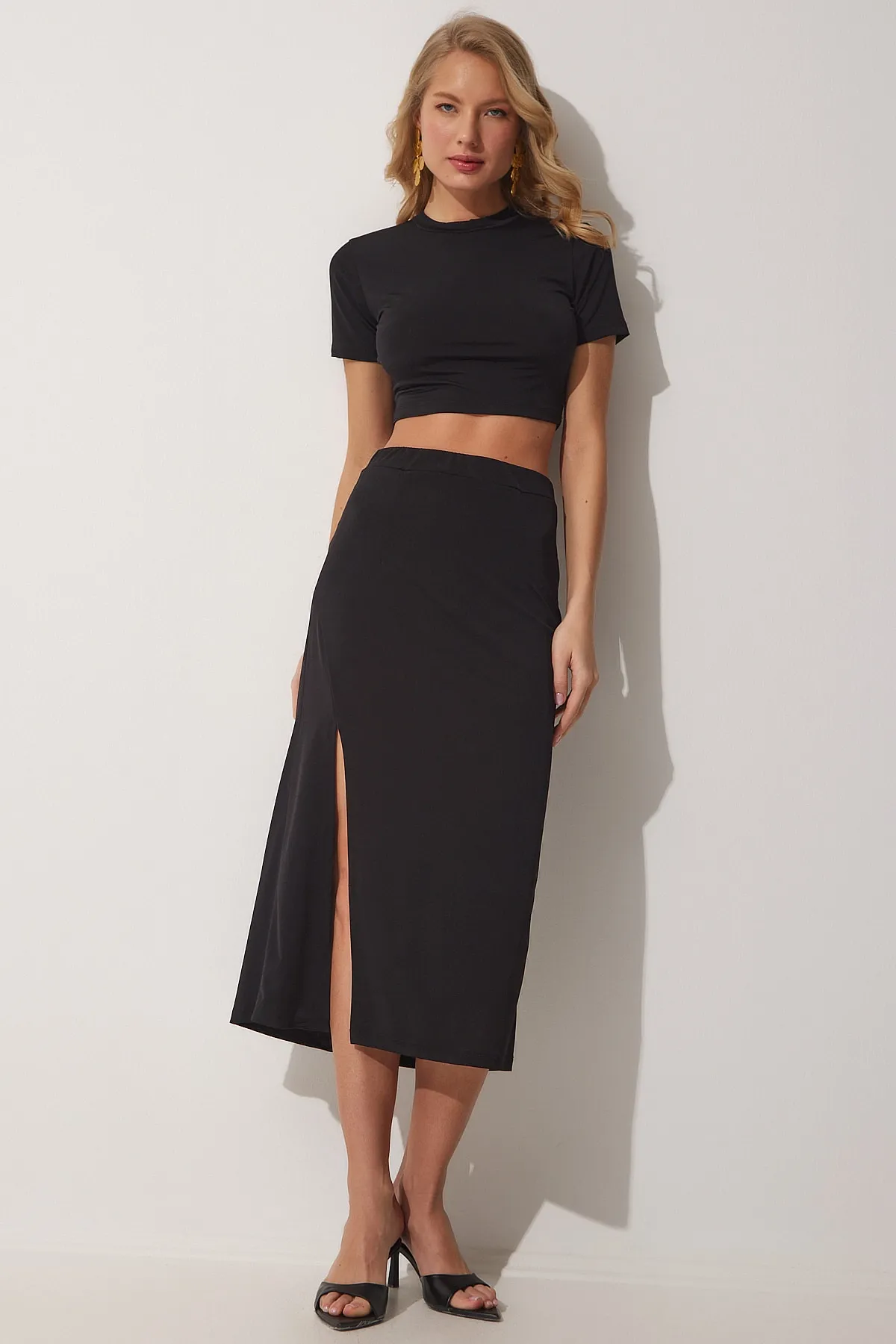 Happiness İstanbul  Zweiteiler - Schwarz - Regular Fit