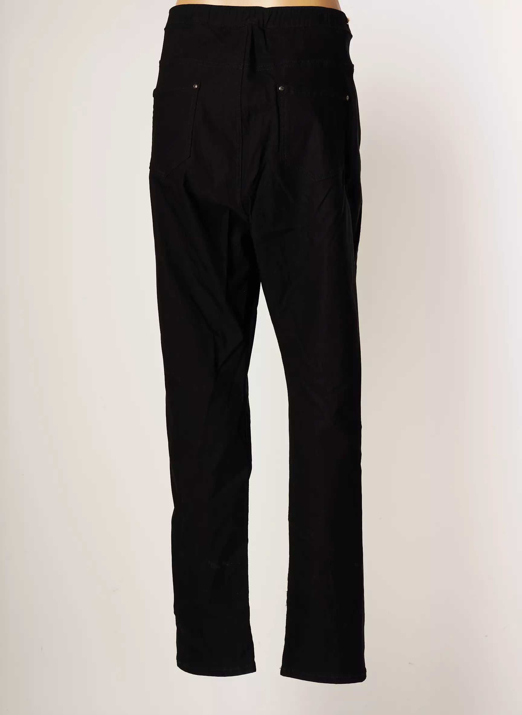 Fashion Pantalons Droits Femme couleur noir