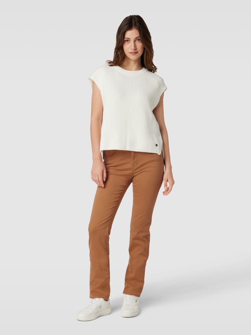 Hose im 5-Pocket-Design Modell 'Mary' in cognac