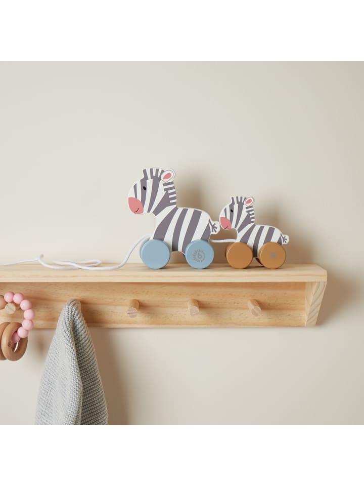 Bieco Spielwaren Nachziehspielzeug Zebra Clara und Lara - ab 12 Monate in Mehrfarbig günstig kaufen onesize