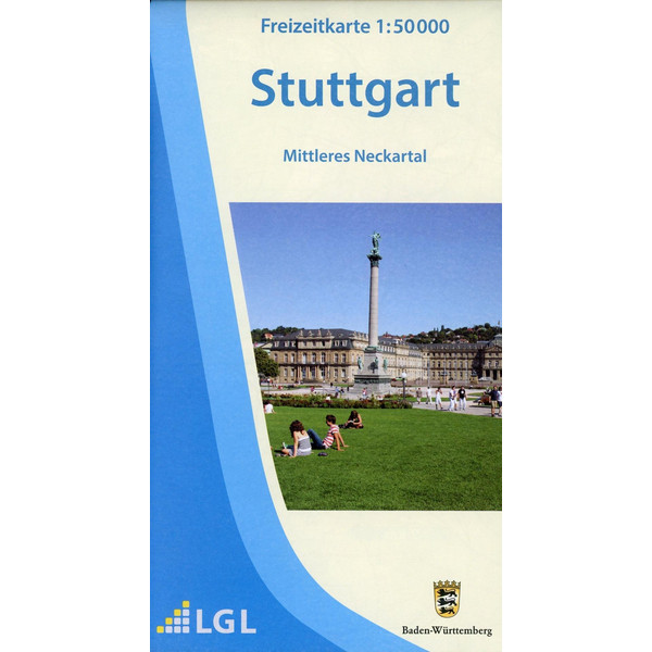 Freizeitkarte Stuttgart und Umgebung 1 : 50 000 - Wanderkarte